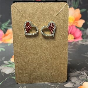 Red Heart Earrings